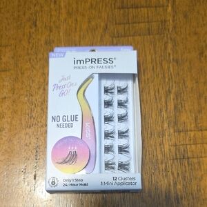imPRESS Press-On Falsies with Applicator - Black